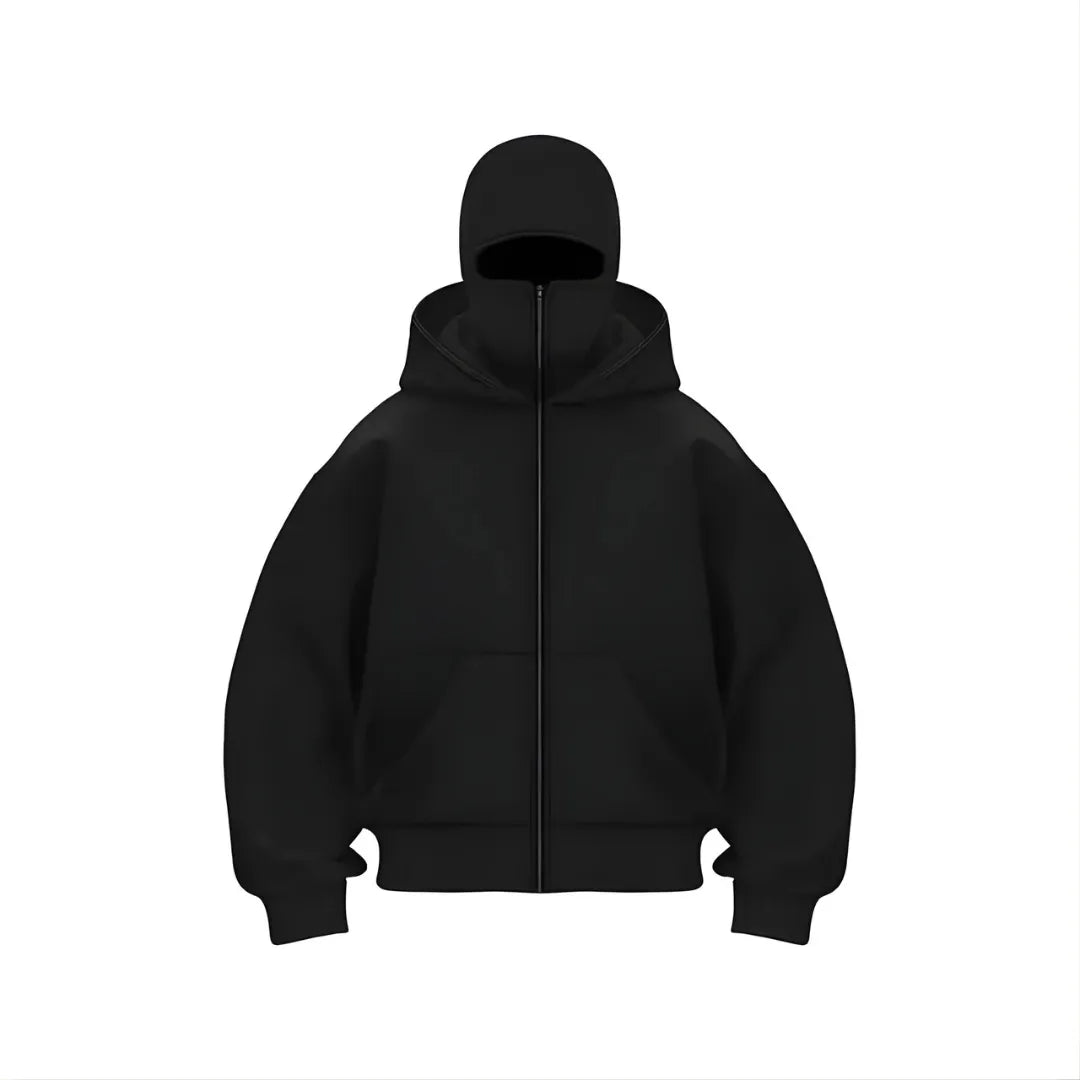 Aura Minimal Smart Hoodie - With Built-in Balaclava