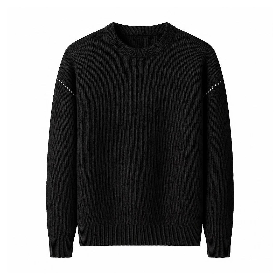 UrbanEase Knit Crew Sweater – Effortless Warmth & Modern Simplicity
