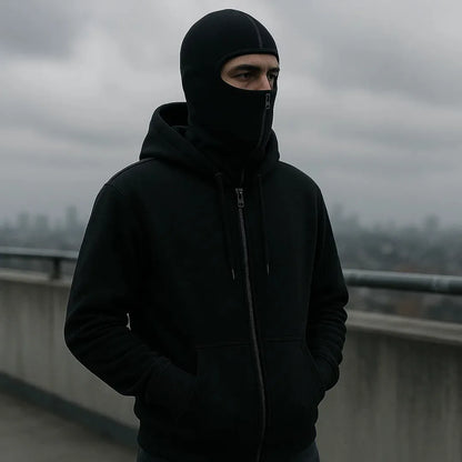 Aura Minimal Smart Hoodie - With Built-in Balaclava