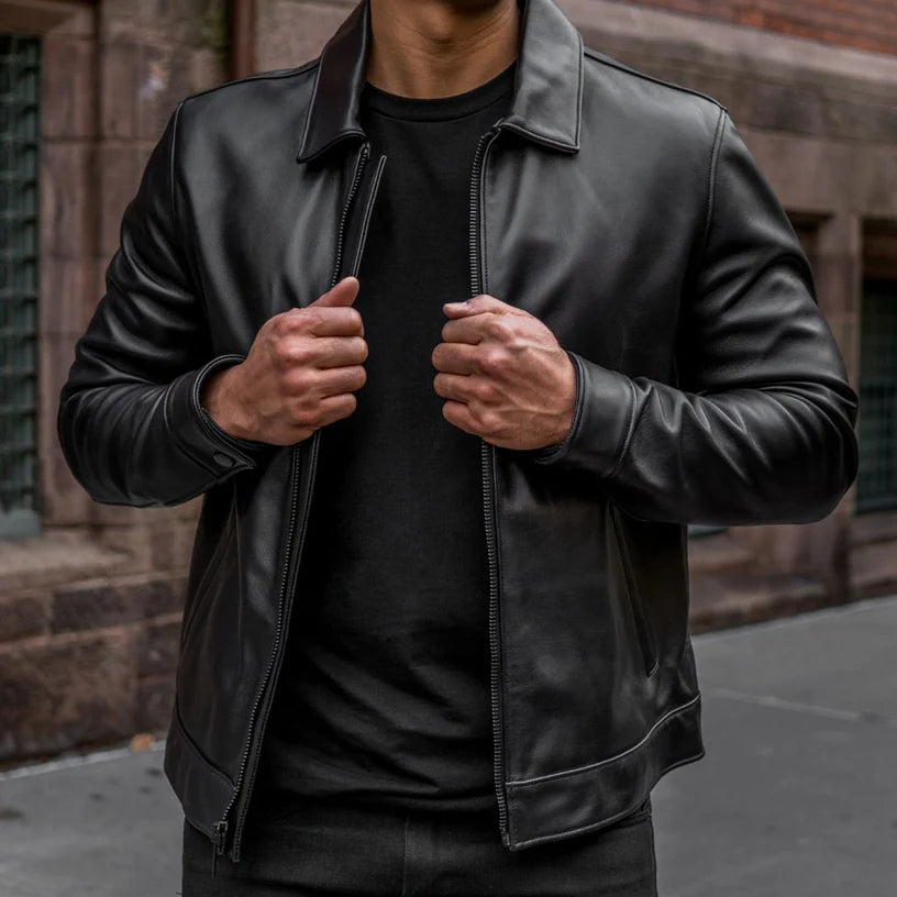 Men's Premium Classic Leather Jacket