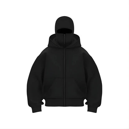 Aura Minimal Smart Hoodie - With Built-in Balaclava
