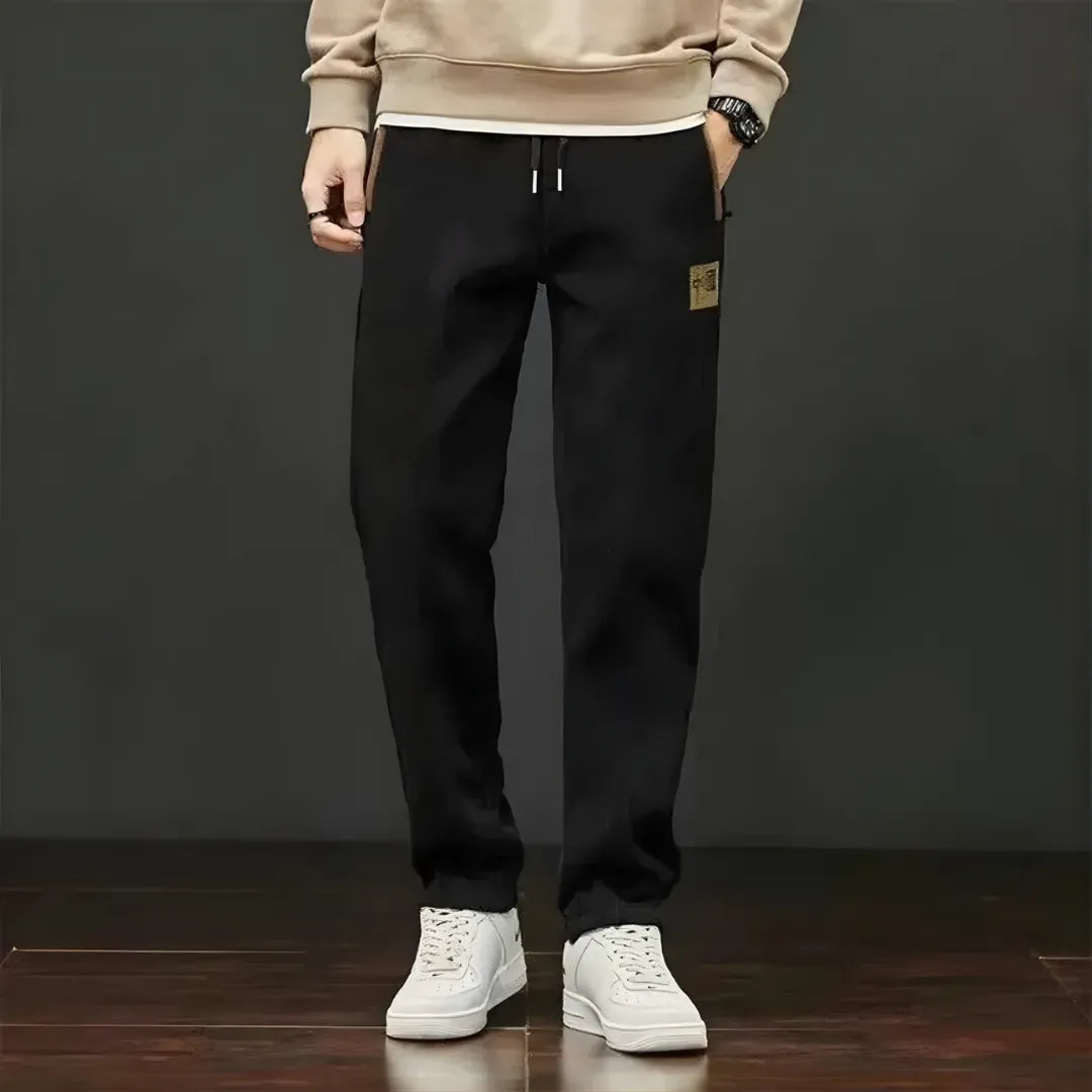 Fleece-Lined Corduroy Trousers