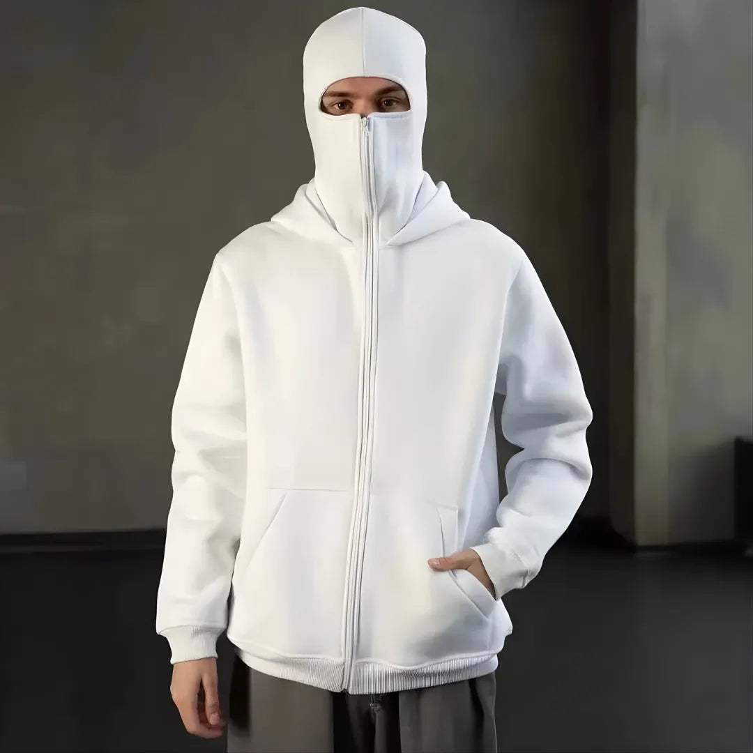 Aura Minimal Smart Hoodie - With Built-in Balaclava