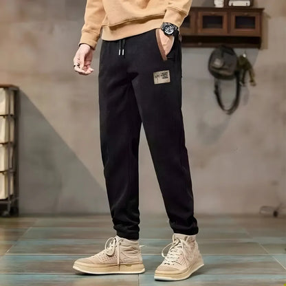 Fleece-Lined Corduroy Trousers