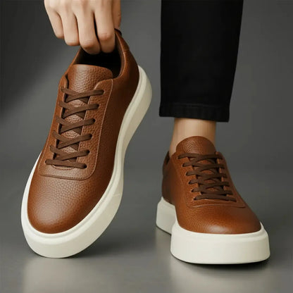 Sterling Classic Leather Sneakers + Free Premium Insole