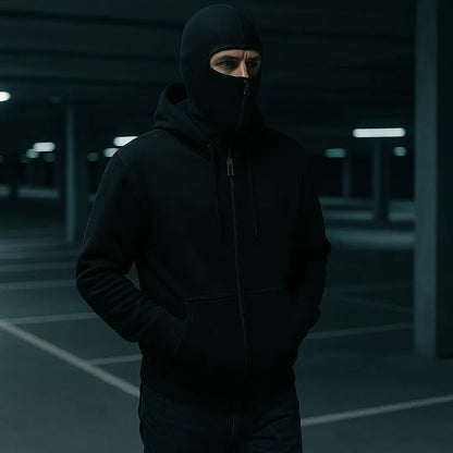Aura Minimal Smart Hoodie - With Built-in Balaclava
