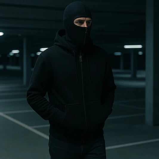 Aura Minimal Smart Hoodie - With Built-in Balaclava