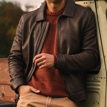 Men's Premium Classic Leather Jacket