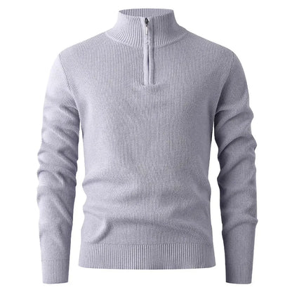 Halden Quarter Zip Knit Sweater - Quiet confidence in every detail