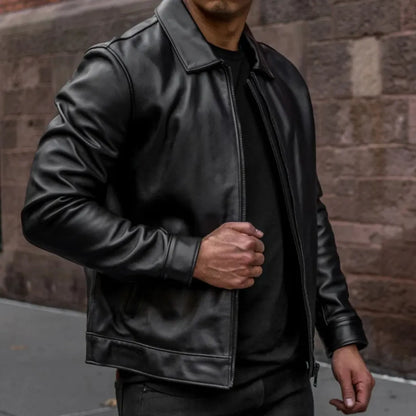Men's Premium Classic Leather Jacket