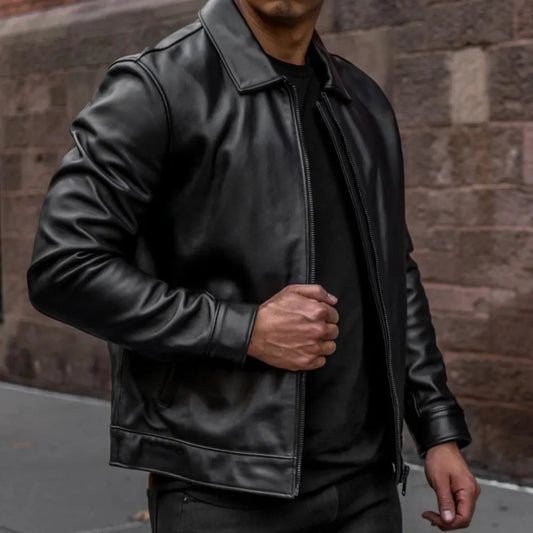 Men's Premium Classic Leather Jacket