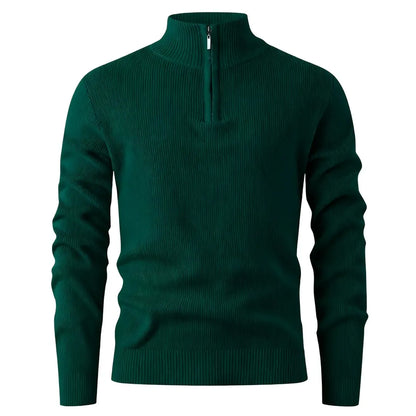 Halden Quarter Zip Knit Sweater - Quiet confidence in every detail
